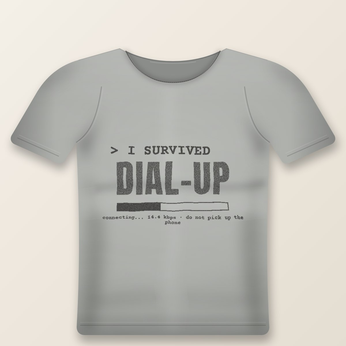 I Survived Dial-Up Tee