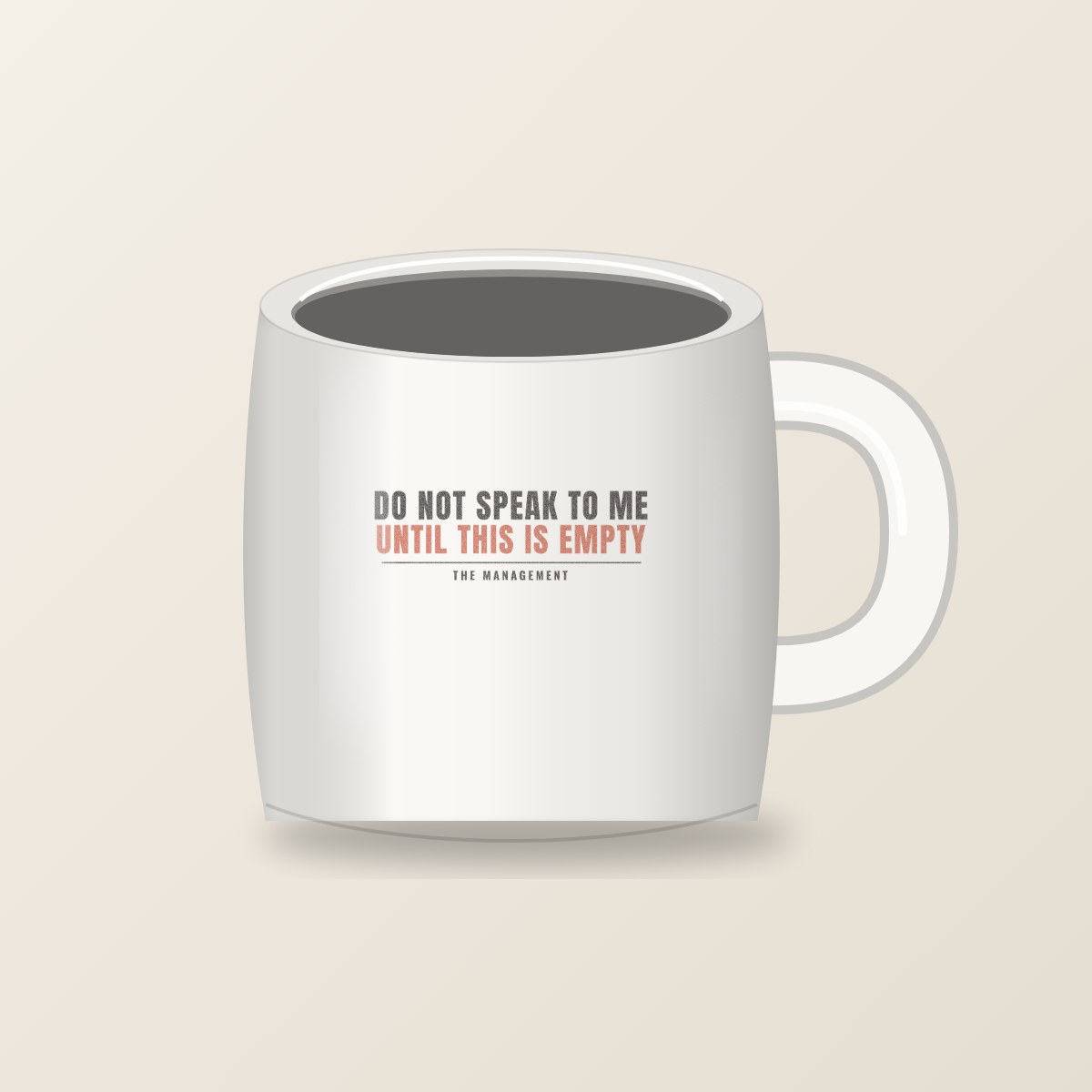 Do Not Speak To Me Mug