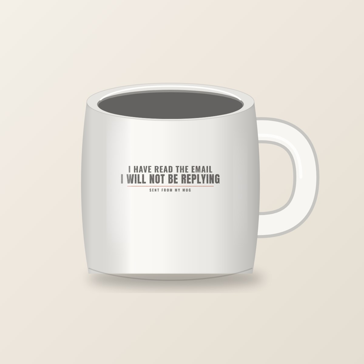 I Have Read The Email Mug