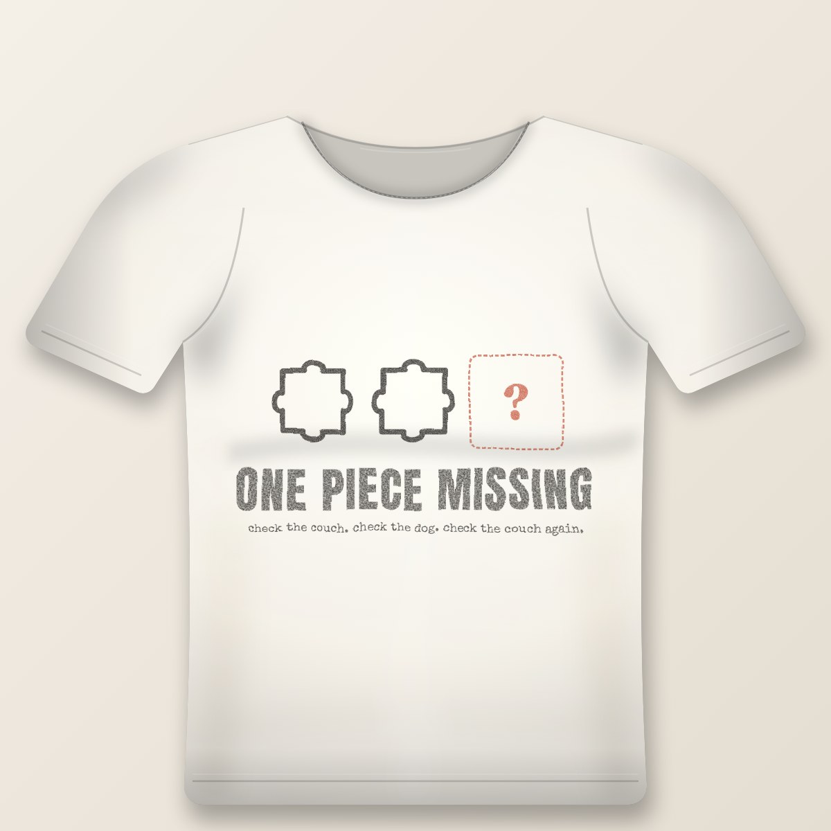 One Piece Missing Tee