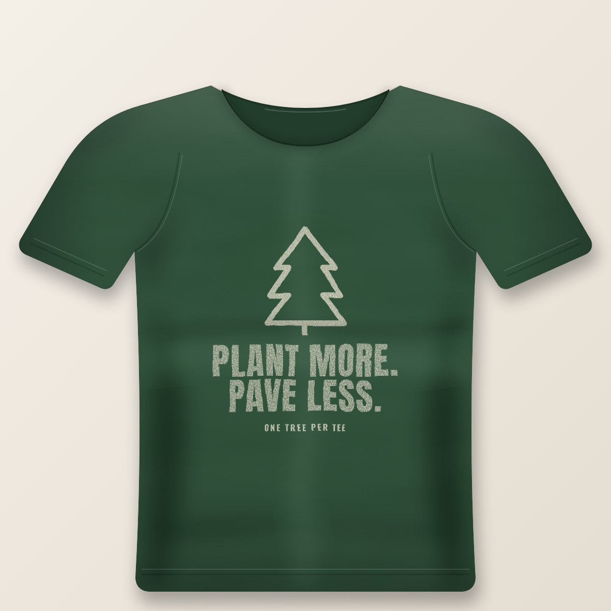 Plant More, Pave Less Tee