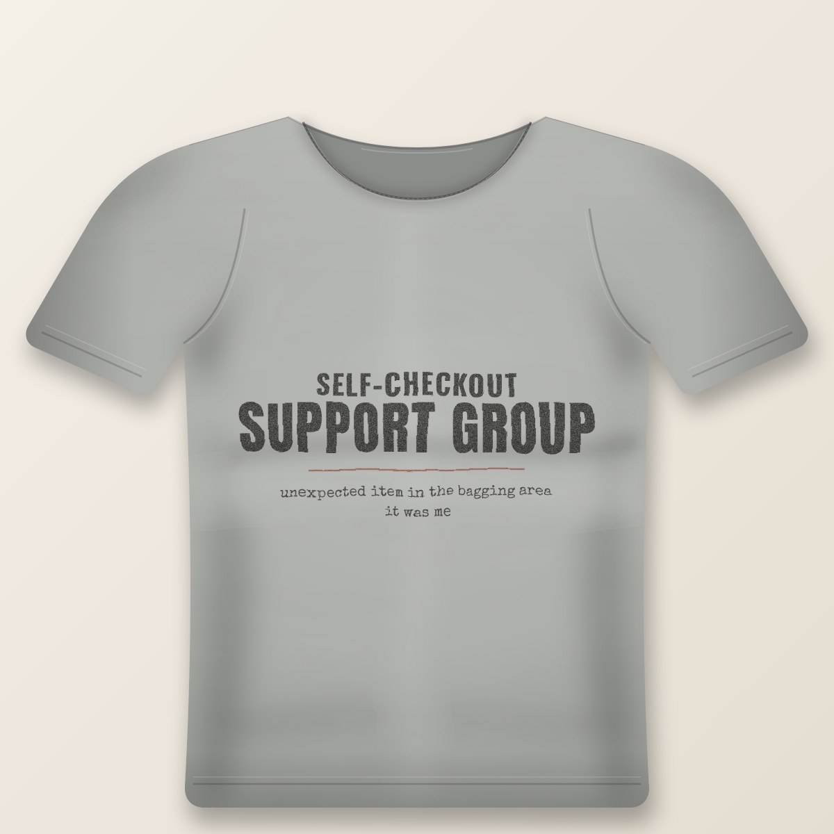 Self-Checkout Support Group Tee