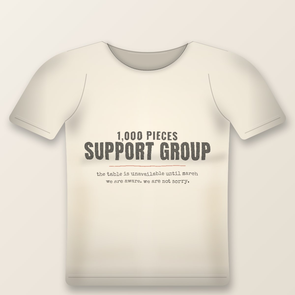 1,000 Pieces Support Group Tee