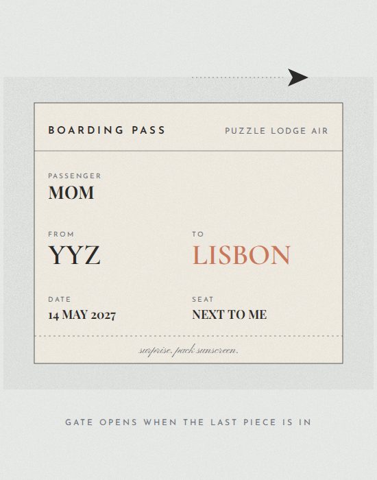 The Ticket template